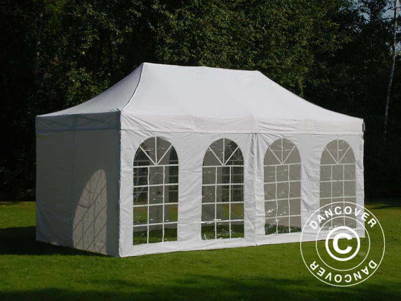 Tente Pliante FleXtents Steel 3x6m Blanc, Avec 4 Cotés 8 Tente Pliante FleXtents Steel 3x6m Blanc, Avec 4 Cotés – Image 8