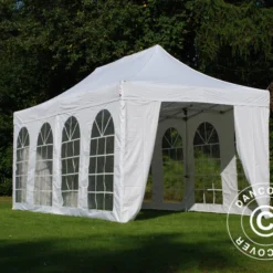 Tente Pliante FleXtents Steel 3x6m Blanc, Avec 4 Cotés 18 Tente Pliante FleXtents Steel 3x6m Blanc, Avec 4 Cotés -Promos Jardin Natif Magasin ft135821 075