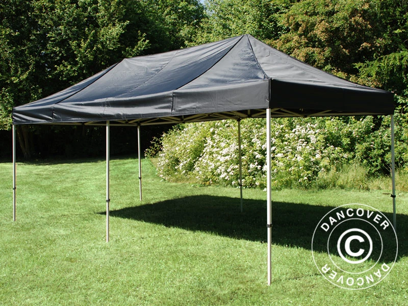 Tente Pliante FleXtents Steel 3x6m Noir, Avec 4 Cotés 8 Tente Pliante FleXtents Steel 3x6m Noir, Avec 4 Cotés – Image 8
