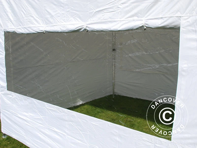 Tente Pliante FleXtents Steel 4x4m Blanc, Avec 4 Cotés 5 Tente Pliante FleXtents Steel 4x4m Blanc, Avec 4 Cotés – Image 5