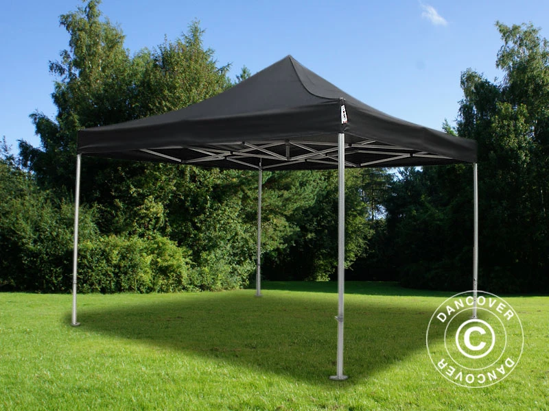Tente Pliante FleXtents Steel 4x4m Noir 4 Tente Pliante FleXtents Steel 4x4m Noir – Image 4