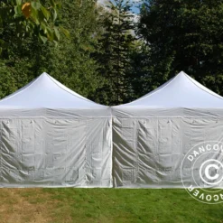 Tente Pliante FleXtents Steel 8x6m Blanc, 8 Parois Latérales Inclus -Promos Jardin Natif Magasin ft135936 04