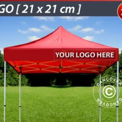 1 Pcs. Cantonnière D'impression FleXtents 21x21cm, Aligné à Droite