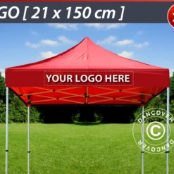 1 Pcs. Cantonnière D'impression FleXtents 21x150cm, Centrée