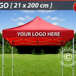 1 Impression Sur FleXtents Frise 21x200cm, Centrée