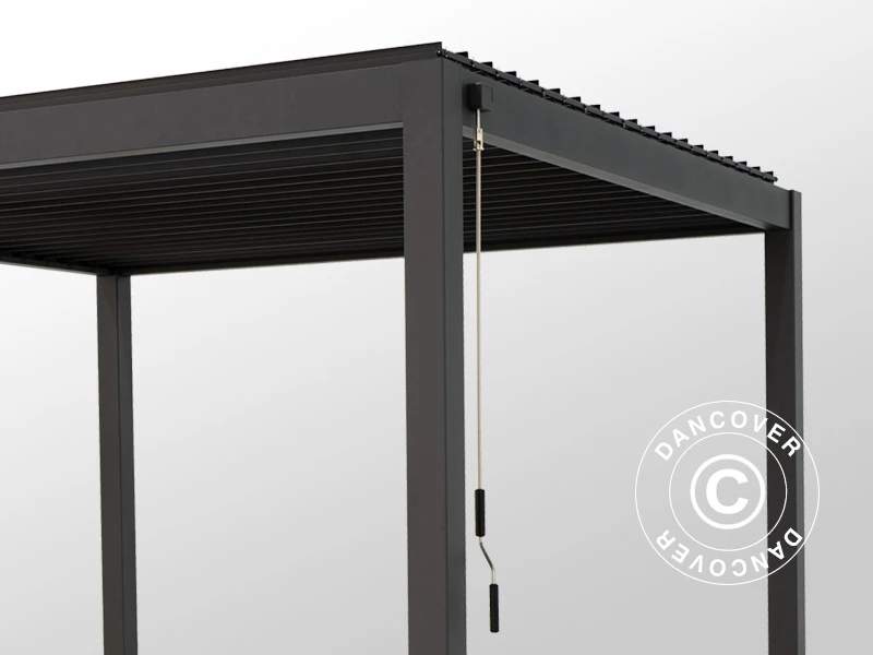 Pergola Bioclimatique Mirador, 3x3,6m, Anthracite 7 Pergola Bioclimatique Mirador, 3x3,6m, Anthracite – Image 7