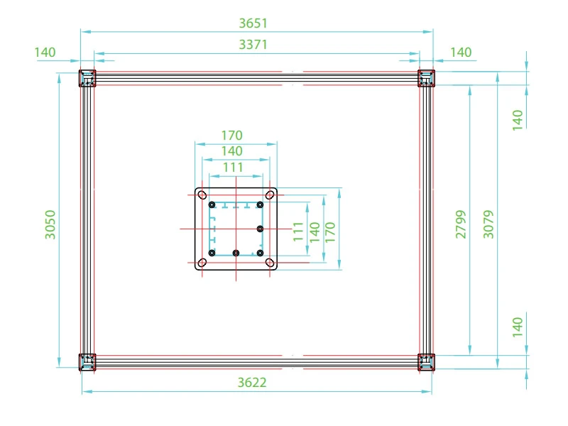 Pergola Bioclimatique Mirador, 3x3,6m, Anthracite 8 Pergola Bioclimatique Mirador, 3x3,6m, Anthracite – Image 8
