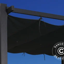 Pergola Santa Cruz, 3x4m, Noir/gris -Promos Jardin Natif Magasin pa149000 051