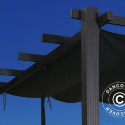 Pergola Santa Cruz, 3x4m, Noir/gris -Promos Jardin Natif Magasin pa149000 053