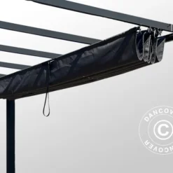 Tonnelle De Jardin Pergola Santa Cruz, 3x6m, Noir/Gris -Promos Jardin Natif Magasin pa149020 032