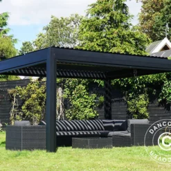 Pergola Bioclimatique San Pablo, 3x4m, Noir -Promos Jardin Natif Magasin pa153000 03