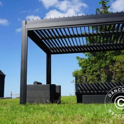 Pergola Bioclimatique San Pablo, 3x4m, Noir -Promos Jardin Natif Magasin pa153000 038