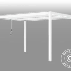 Pergola Bioclimatique San Pablo, 3x4m, Blanc -Promos Jardin Natif Magasin pa153001 02