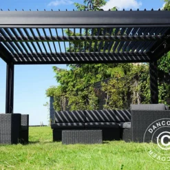 Pergola Bioclimatique San Pablo, 3x3m, Noir -Promos Jardin Natif Magasin pa153015 021