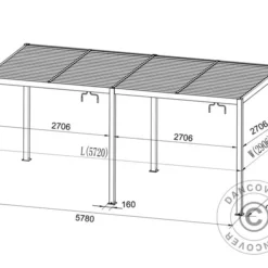 Pergola Bioclimatique San Pablo, 3x5,8m, Noir 11 Pergola Bioclimatique San Pablo, 3x5,8m, Noir -Promos Jardin Natif Magasin pa153020 999