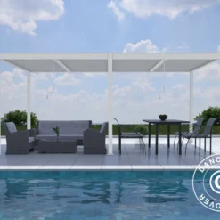 Pergola Bioclimatique San Pablo, 3x5,8m, Blanc 14 Pergola Bioclimatique San Pablo, 3x5,8m, Blanc -Promos Jardin Natif Magasin pa153021 004