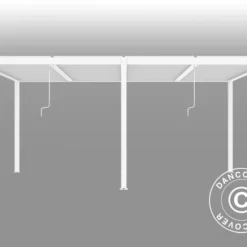 Pergola Bioclimatique San Pablo, 4x5,8m, Blanc -Promos Jardin Natif Magasin pa153026 01
