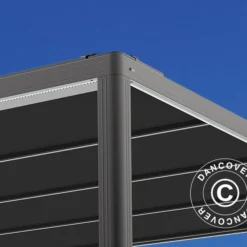 Pergola San Fernando, 3x3m, Noir/Gris Foncé -Promos Jardin Natif Magasin pa153100 03