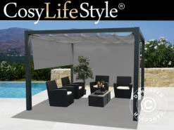 Pergola 3,19x3,19m, Anthracite/Anthracite