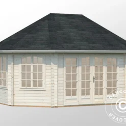 Tonnelle En Bois Avec Plancher, 5,71x4,21x3,71m, 20,3m², Naturel 8 Tonnelle En Bois Avec Plancher, 5,71x4,21x3,71m, 20,3m², Naturel -Promos Jardin Natif Magasin pa192022 012