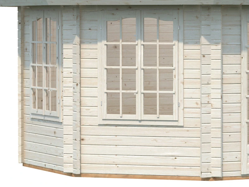 Tonnelle En Bois Avec Plancher, 5,71x4,21x3,71m, 20,3m², Naturel 4 Tonnelle En Bois Avec Plancher, 5,71x4,21x3,71m, 20,3m², Naturel – Image 4