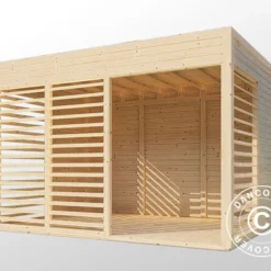 Tonnelle En Bois, Bertilo Garten Lounge 2, 3,37x2,34x2,32m -Promos Jardin Natif Magasin pa201010 04