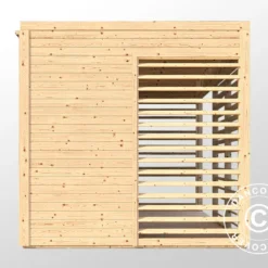 Tonnelle En Bois, Bertilo Garten Lounge 2, 3,37x2,34x2,32m -Promos Jardin Natif Magasin pa201010 07