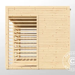 Tonnelle En Bois, Bertilo Garten Lounge 2, 3,37x2,34x2,32m -Promos Jardin Natif Magasin pa201010 08