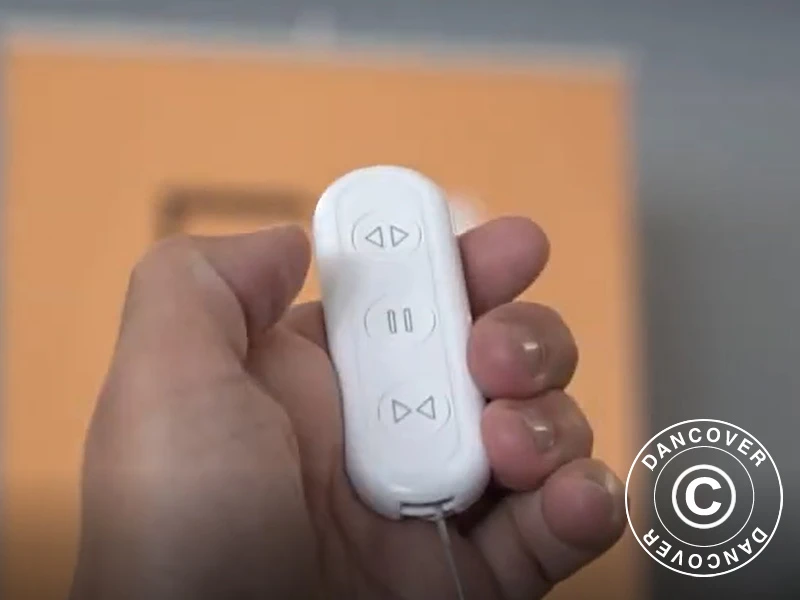 Pergola Bioclimatique Génova, 4x3m, Anthracite/Blanc 4 Pergola Bioclimatique Génova, 4x3m, Anthracite/Blanc – Image 4