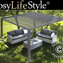 Pergola Bioclimatique San Marino 3x4m, Anthracite