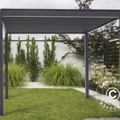 Pergola Bioclimatique San Marino 3x4m, Anthracite -Promos Jardin Natif Magasin pa57505 0014