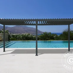Pergola Bioclimatique San Marino 3x6m, Anthracite -Promos Jardin Natif Magasin pa57525 002