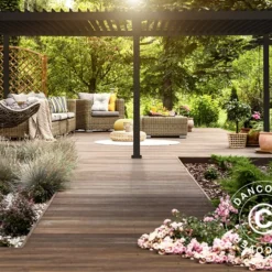 Pergola Bioclimatique San Marino 3x6m, Anthracite -Promos Jardin Natif Magasin pa57525 01