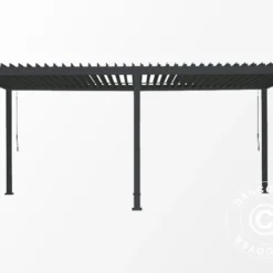 Pergola Bioclimatique San Marino 3x6m, Anthracite -Promos Jardin Natif Magasin pa57525 04
