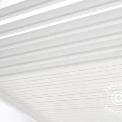 Pergola Bioclimatique San Marino 3x6m, Blanc -Promos Jardin Natif Magasin pa57535 08