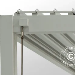 Pergola Bioclimatique San Marino 3x6m, Blanc -Promos Jardin Natif Magasin pa57535 081