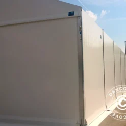 Hangar De Stockage Industriel Alu 12x25x5,92m Avec Porte Coulissante, PVC, Blanc -Promos Jardin Natif Magasin st132020 07