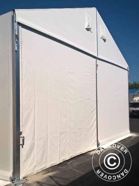 Hangar De Stockage Industriel Alu 15x15x6,03m Avec Porte Coulissante, PVC, Blanc 13 Hangar De Stockage Industriel Alu 15x15x6,03m Avec Porte Coulissante, PVC, Blanc – Image 13