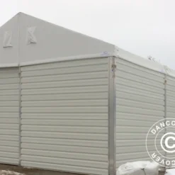 Hangar De Stockage Industriel Alu 12x12x5,42m Avec Porte Coulissante, PVC/métal, Blanc -Promos Jardin Natif Magasin st132210 03