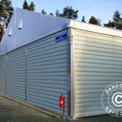 Hangar De Stockage Industriel Alu 20x30x8,04m Avec Porte Coulissante, PVC/métal, Blanc 11 Hangar De Stockage Industriel Alu 20x30x8,04m Avec Porte Coulissante, PVC/métal, Blanc -Promos Jardin Natif Magasin st132250 02