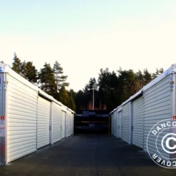 Hangar De Stockage Industriel Alu 20x50x9,04m Avec Porte Coulissante, PVC/métal, Blanc -Promos Jardin Natif Magasin st132260 04