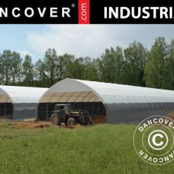 Tente De Stockage/tunnel Agricole 8x15x4,33m, PVC, Blanc/Gris 12 Tente De Stockage/tunnel Agricole 8x15x4,33m, PVC, Blanc/Gris -Promos Jardin Natif Magasin st145050 04