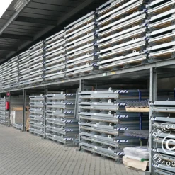 Conteneur, Rigel, 1,1x2,1x2,1m Avec Porte à Double Battant, Argent -Promos Jardin Natif Magasin st154000 07