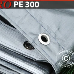 Bâche 3x10m, PE 300 G/m², Gris