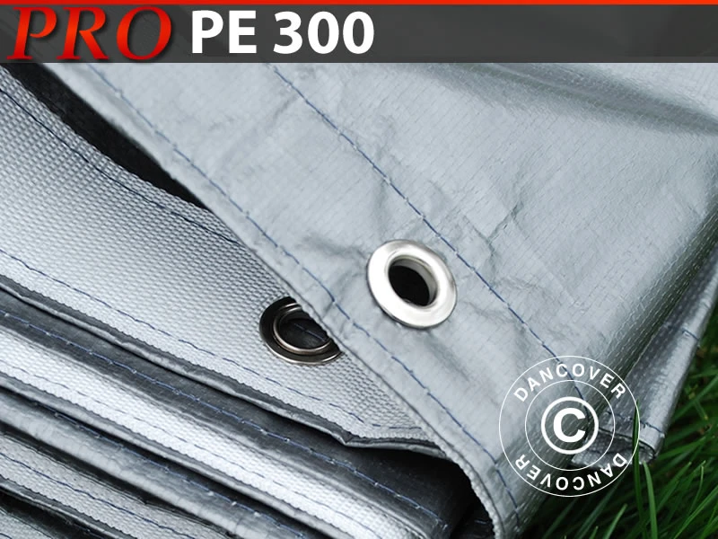 Bâche 3x10m, PE 300 G/m², Gris 1 Bâche 3x10m, PE 300 G/m², Gris