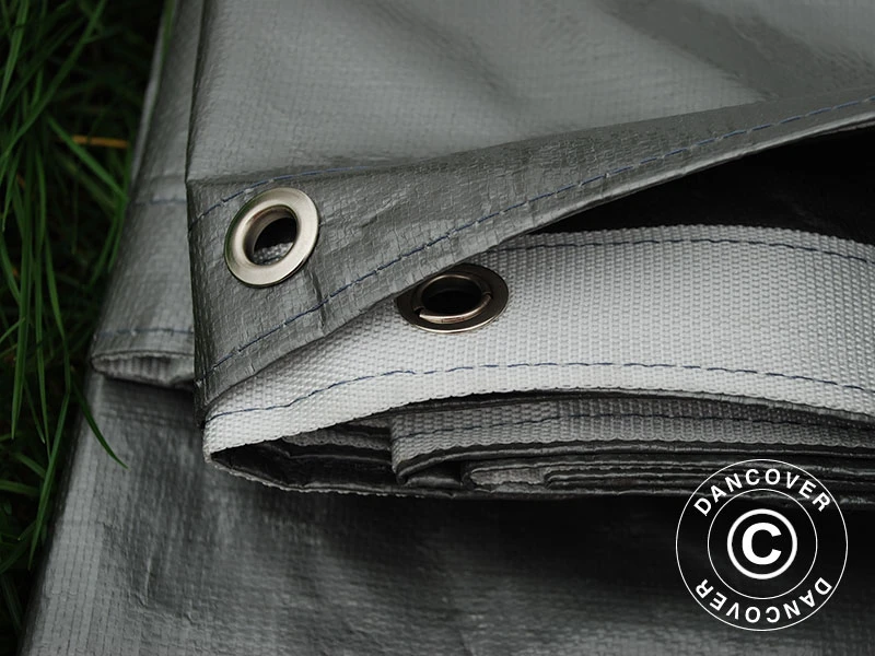 Bâche 3x10m, PE 300 G/m², Gris 8 Bâche 3x10m, PE 300 G/m², Gris – Image 8