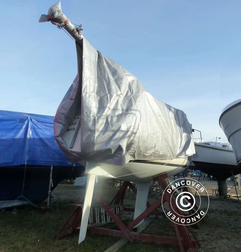 Bâche 3x10m, PE 300 G/m², Gris 10 Bâche 3x10m, PE 300 G/m², Gris – Image 10