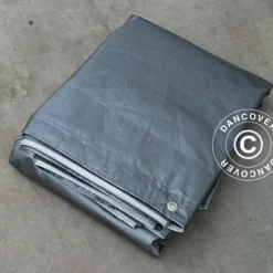 Bâche 6x14m, PE 300g/m², Gris -Promos Jardin Natif Magasin ta02050 02