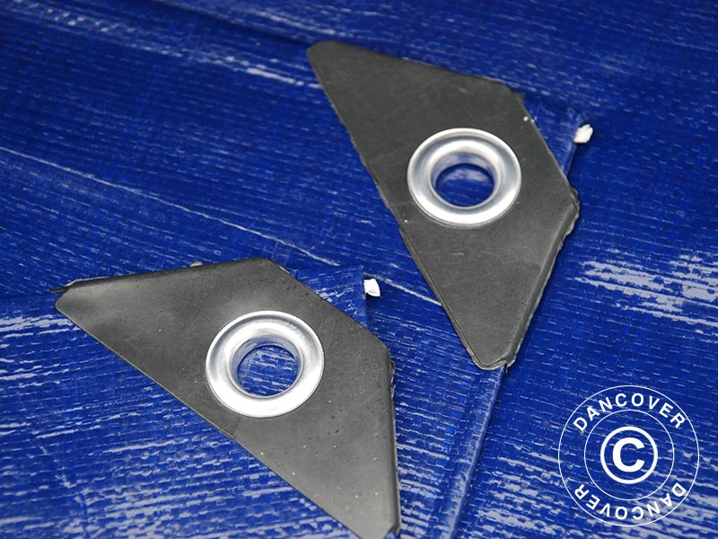 Bâche 6x8m, PE 250g/m², Bleu 9 Bâche 6x8m, PE 250g/m², Bleu – Image 9