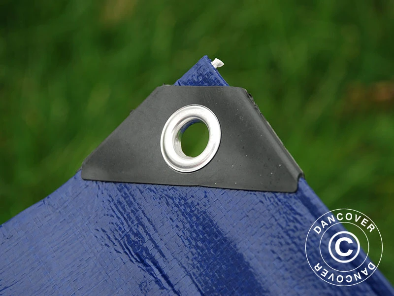 Bâche 6x8m, PE 250g/m², Bleu 11 Bâche 6x8m, PE 250g/m², Bleu – Image 11